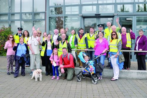 Walkers re-create way of St Crónán along Grand Canal