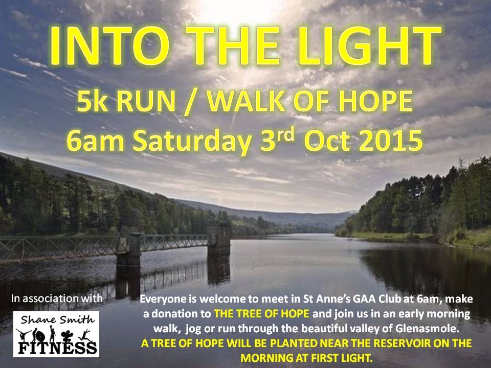 St Anne’s to host Into The Light 5km Run