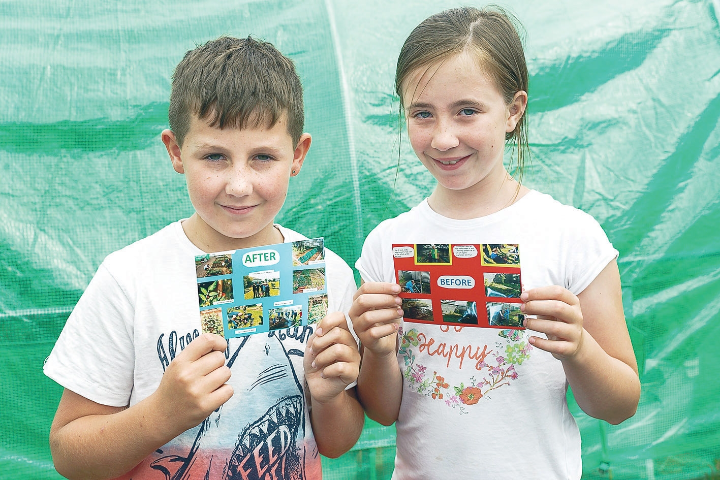 School allotment harvest destroyed by vandals