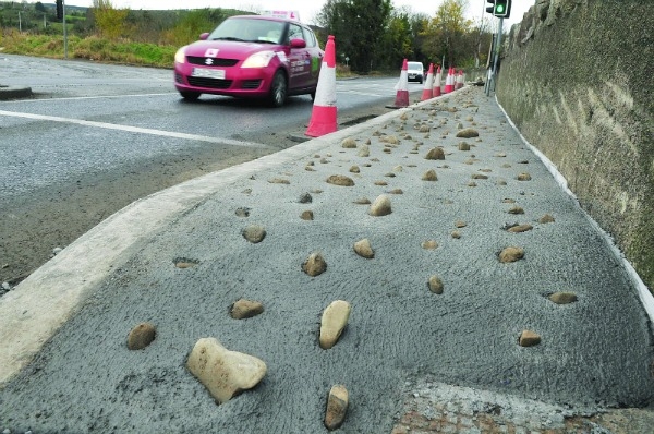 New feature on the Blessington Road has locals bemused