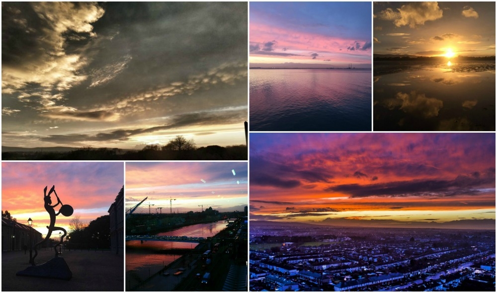 We seriously fell in love with this evening’s Dublin sunset