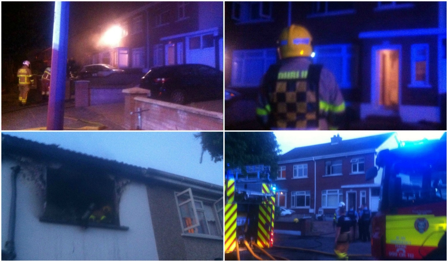 One person hospitalised after house fire in Tallaght