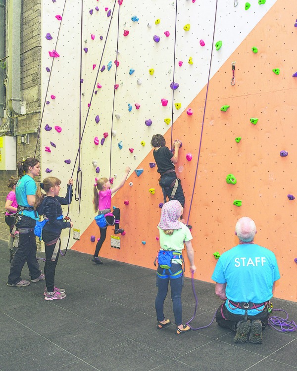 Exercising the mind and body at the Dublin Climbing Centre in Tallaght