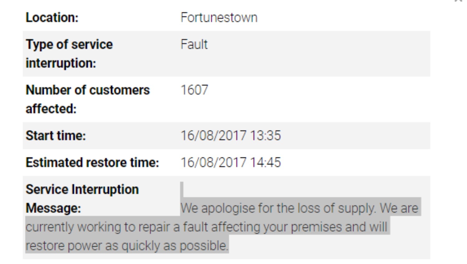 More than 1,600 homes in Tallaght, Citywest and Brittas without power due to fault More than 1,600 homes in Tallaght, Citywest and Brittas without power due to fault