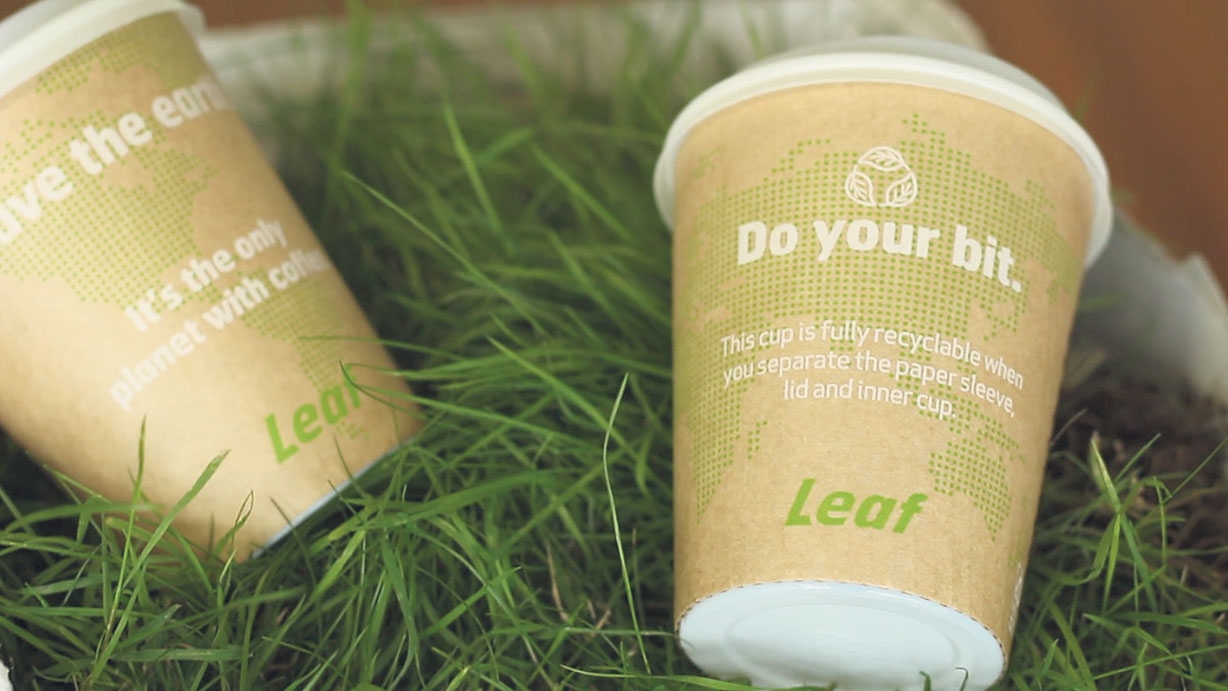 Greenogue company creates first recyclable-use disposal coffee cup