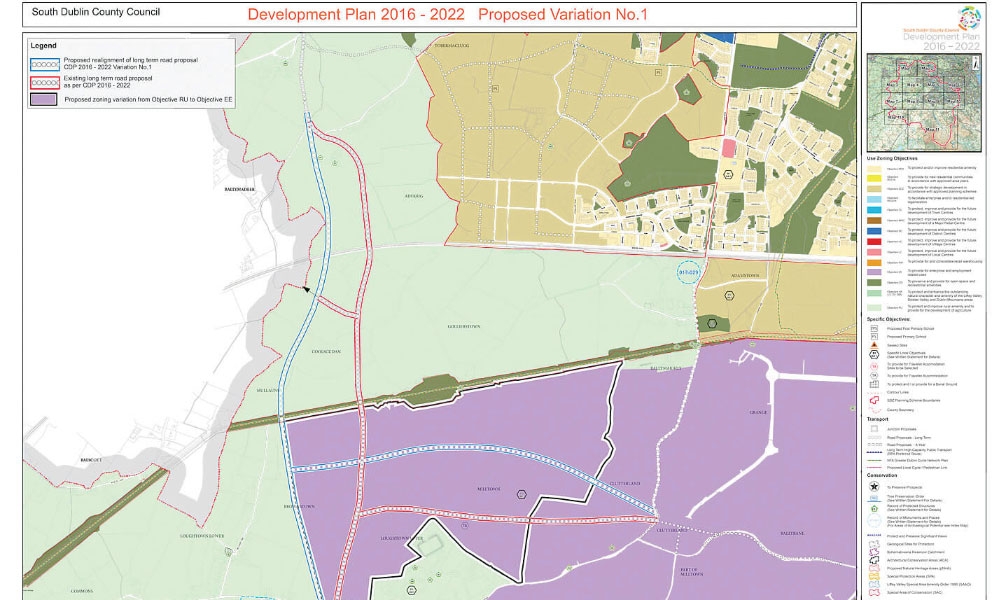 477 acres of rural land to be rezoned in Grange Castle