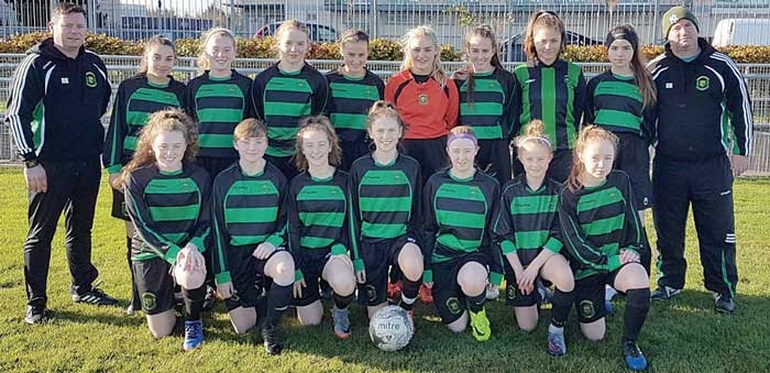 Peamount Under 14 girls into cup decider