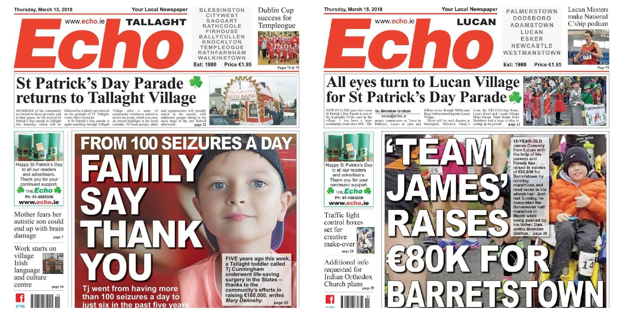 This week’s front pages – 15 March 2018 edition This week’s front pages – 15 March 2018 edition