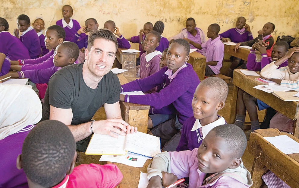 Dubs GAA star visits the slums of Nairobi