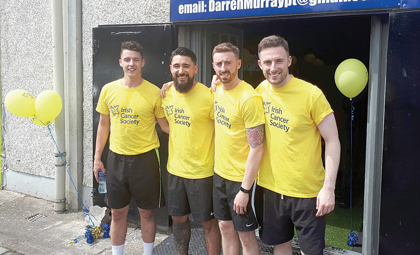100 kg sled push raises €16k for the Irish Cancer Society 100 kg sled push raises €16k for the Irish Cancer Society