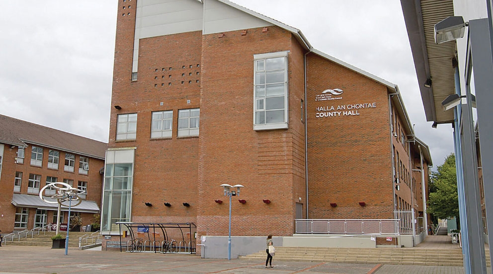 Papal flag won’t be flying over­ county hall for visit