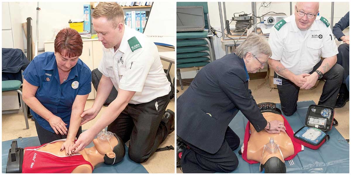 Businesses equipped with life-saving defibrillators Businesses equipped with life-saving defibrillators