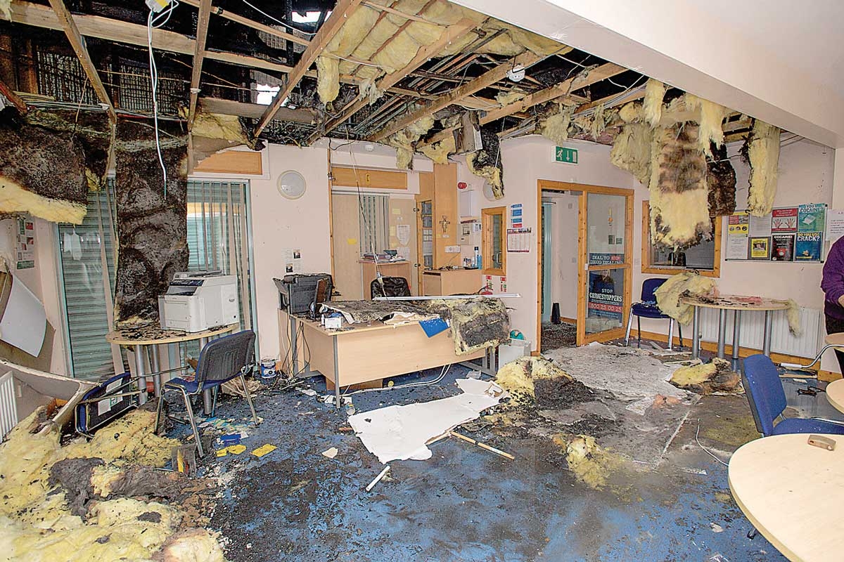 Gardai investigate substantial fire damage to drug project