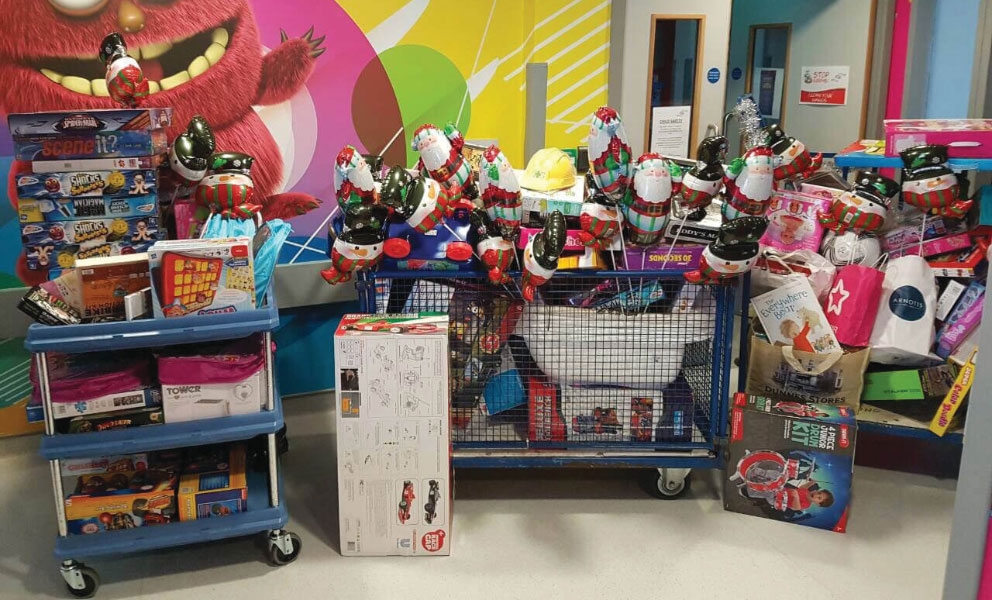 ‘It’s nice to give some support back to hospital’