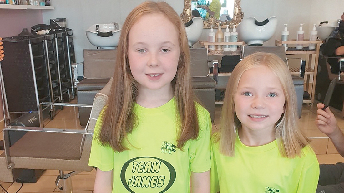 Family so proud of Lucy and Maisy after donating hair to Rapunzel Foundation