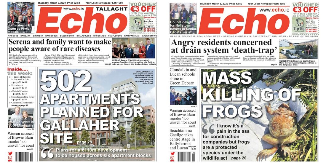 This week’s front pages – 5th of March 2020 This week’s front pages – 5th of March 2020