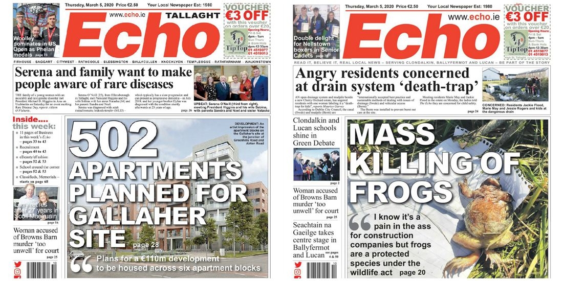 This week’s front pages – 5th of March 2020