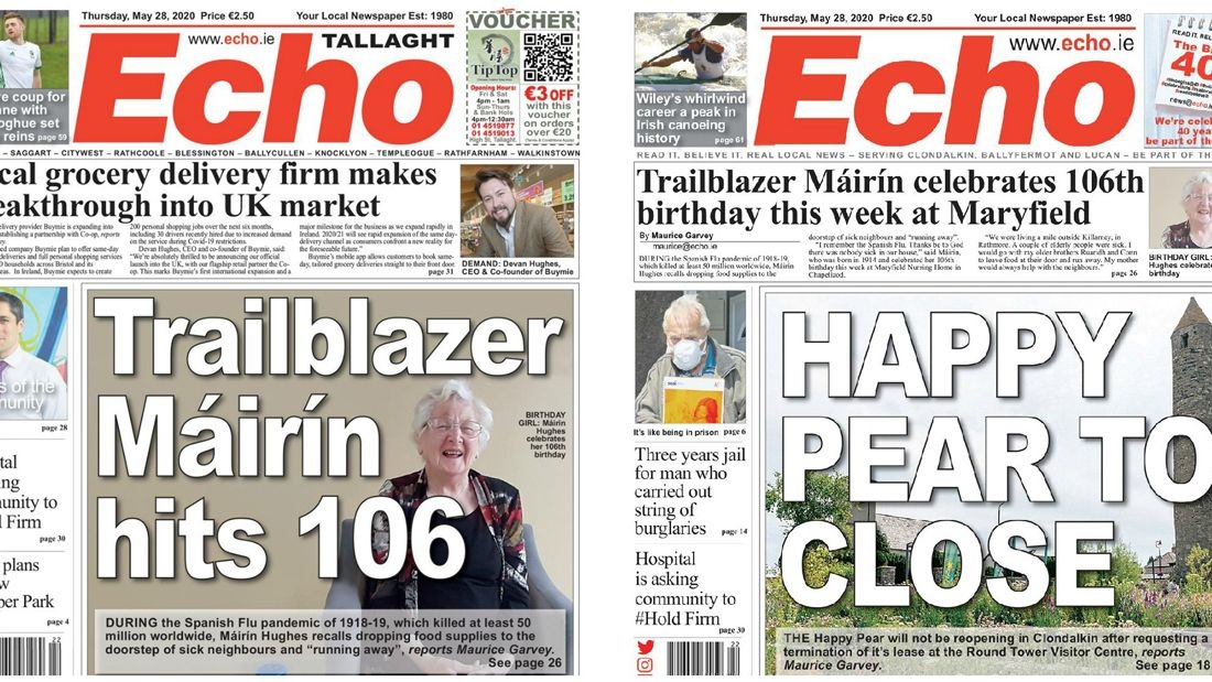 This week’s front pages – 28th of May 2020