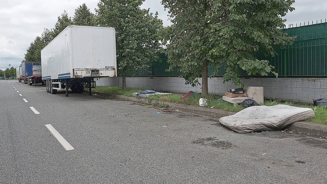 Illegal parking and dumping are creating a hazard risk