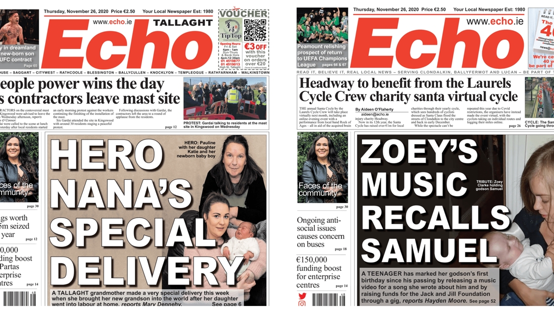 This week’s front pages – 26th of November 2020 This week’s front pages – 26th of November 2020