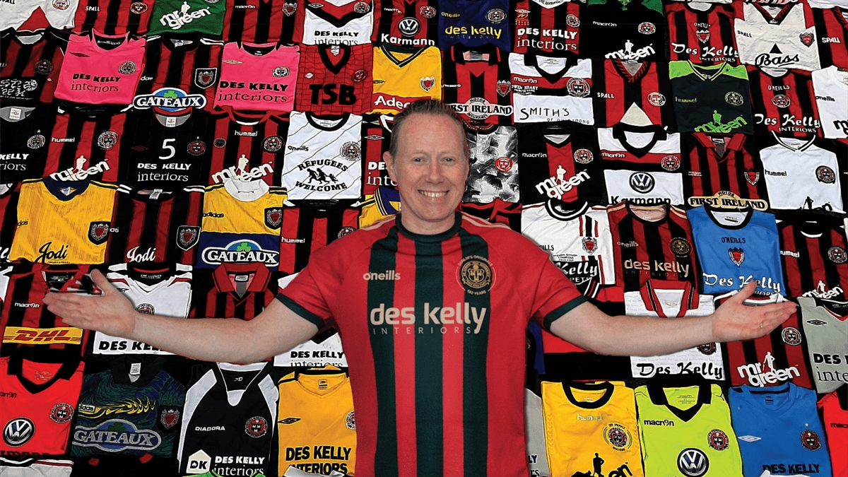 The Collectors: ‘Jersey nerd’ Keith has a different football top for every day of the year