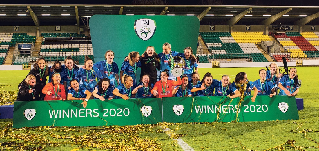 Peamount blitz Cork to lift FAI cup