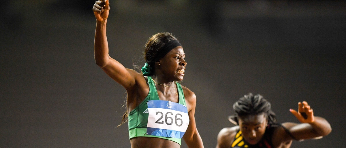Adeleke breaks Irish 200 metre record in the Big Apple Adeleke breaks Irish 200 metre record in the Big Apple