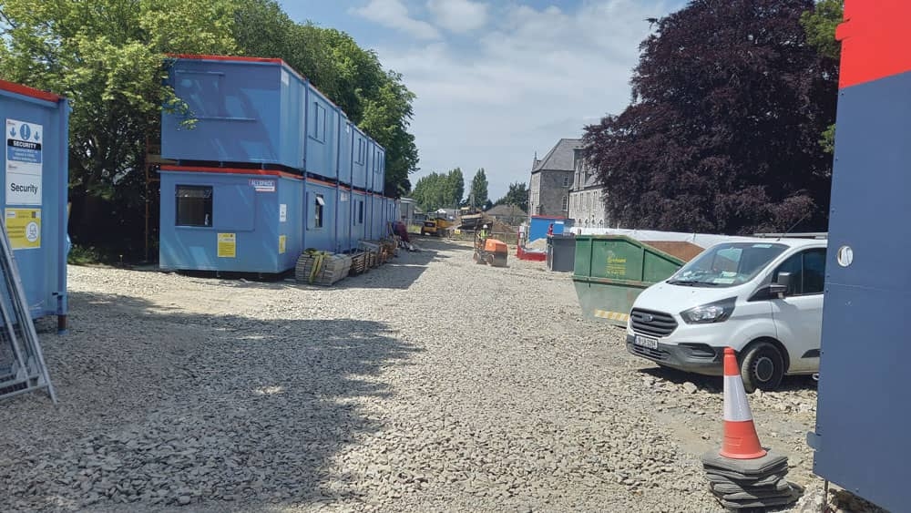 Discovery of structure on convent building site