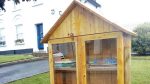 Pop-up community library installed outside Rathcoole Garda Station