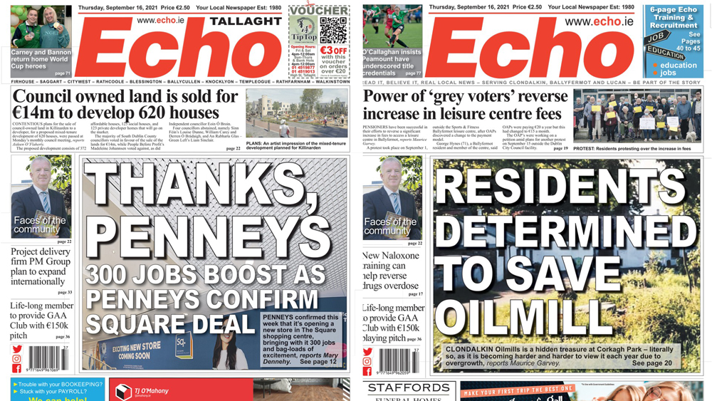 This week’s front pages – 16th of September 2021