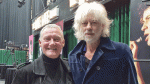 Pete who defied all the odds meets his idol Bob Geldof