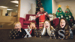 Put on a silly sweater and help the children
