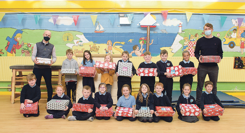 Class Christmas shoebox appeal yields up 64 boxes