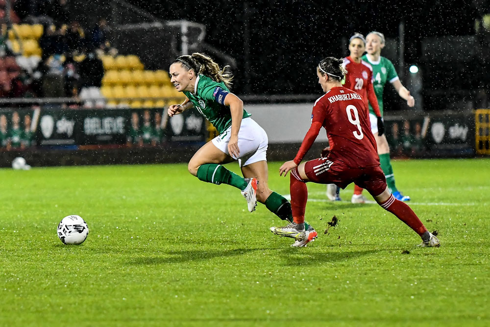 Goals galore as Ireland hammer Georgia in Tallaght Stadium