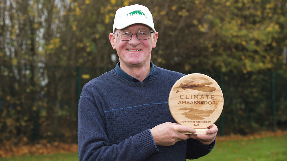 John Kiberd honoured with Climate Ambassador Award