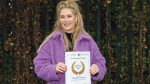 Rebecca and Springfield Litter Mugs delighted with certificate