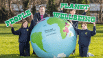 Scoil Treasa pupils help launch Our World Irish Aid Awards