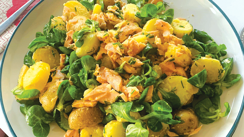 Food with passion: Warm Smoked Salmon Potato Salad Food with passion: Warm Smoked Salmon Potato Salad