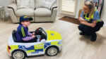 Brave young Evie (3) delighted  with her honorary garda status