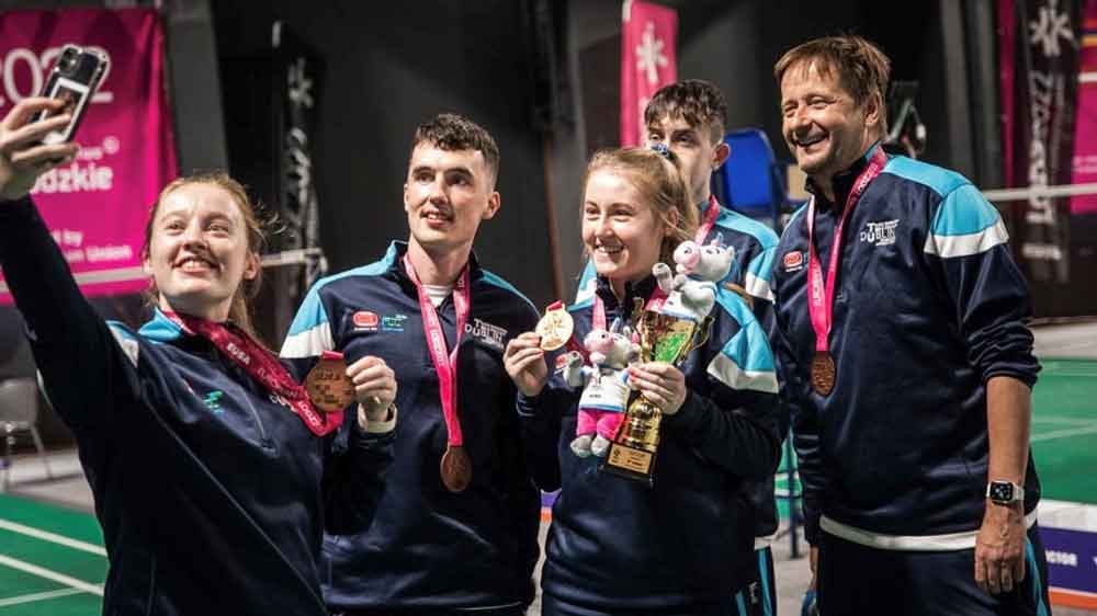 European Games bronze for TU Dublin Badminton team European Games bronze for TU Dublin Badminton team