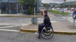 Obstructions highlighted by wheelchair user