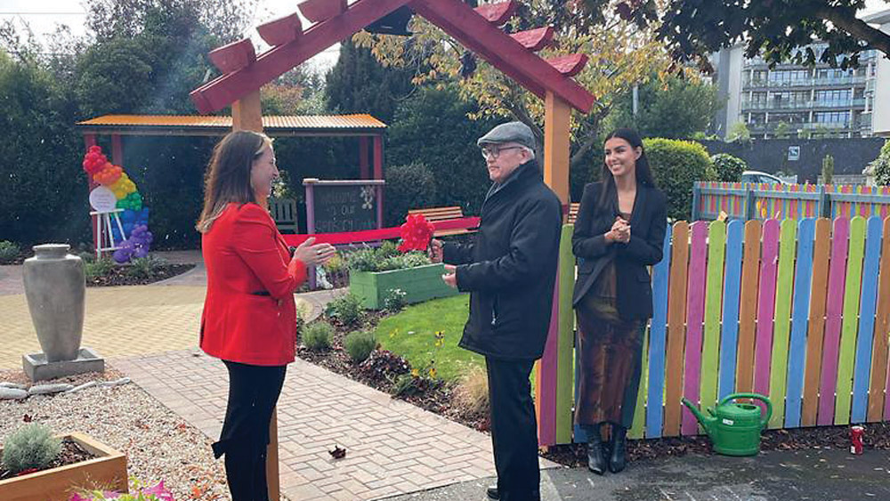 New sensory garden allows children to have a safe place