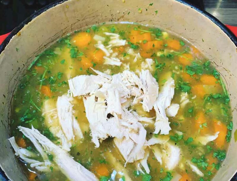 JP Food Healthy leftover chicken/turkey soup Echo.ie