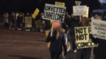 Rush hour traffic held up with immigration protests