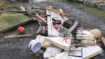 Over 140 tonnes of dumped rubbish removed from uplands