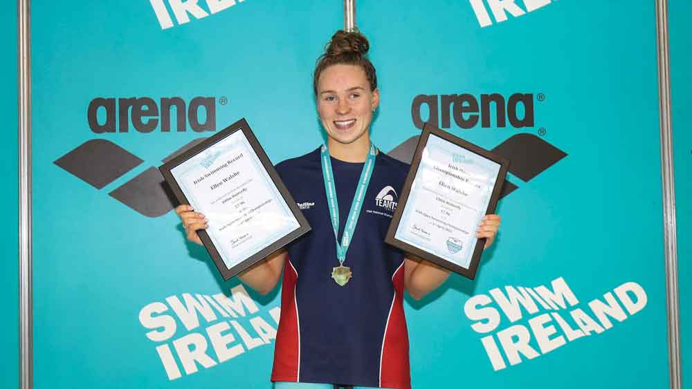 New Irish senior record for Ellen New Irish senior record for Ellen