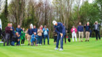 Padraig Harrington opens the putting green in Marlay Park