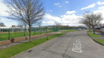 Residents and staff block off road to make it safer outside school grounds