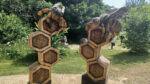 Bee-inspired sensory equipment in the park