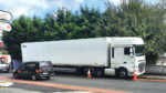 Traffic chaos following dropped tank of diesel